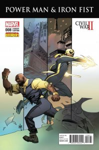 Power Man And Iron Fist #8 Defenders Variant Comic Book 2016 - Marvel