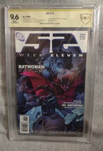 52 #11 CBCS 9.6 Signed Greg Rucka 1st Batwoman NM+ 