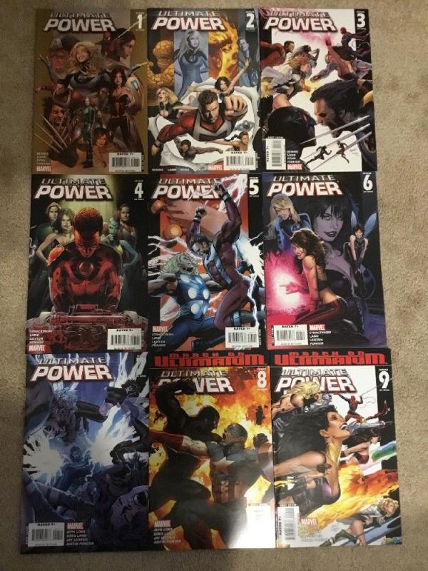 Marvel Ultimate Power 1-9 Complete Set