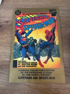 Superman & Spider-Man VF DC & Marvel Present Reprint Of Treasury Gold 18 J454