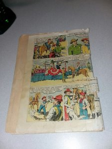 GENE AUTRY'S CHAMPION #4 & 5 GOLDEN AGE DELL comics 1952 WESTERN PAINTED COVER