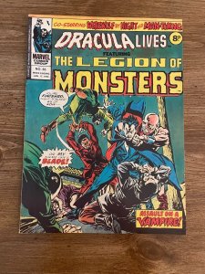 Dracula Lives # 65 Marvel Comics Magazine Legion Of Monsters Blade Vampire J945 