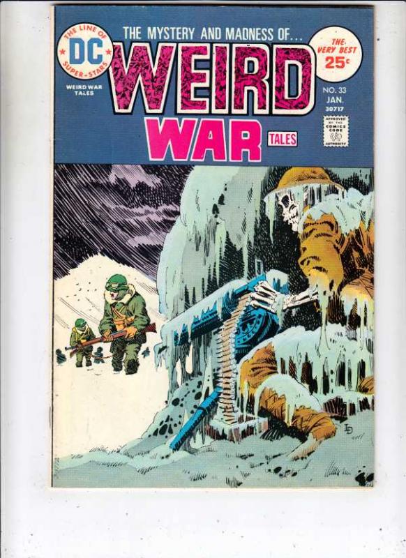 Weird War Tales #33 (Jan-75) NM- High-Grade 