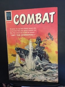 Combat #1   Mid high grade rare 1st issue key! FN/VF Painted cover! Wow!