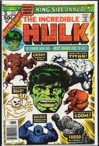 The Incredible Hulk Annual #5 (1976) Hulk