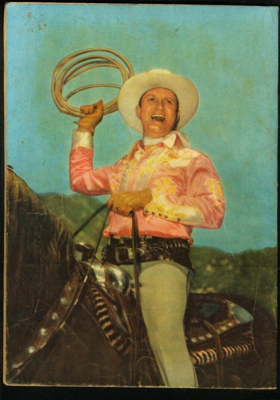 GENE AUTRY COMICS #32-PHOTO COVER-DELL VG