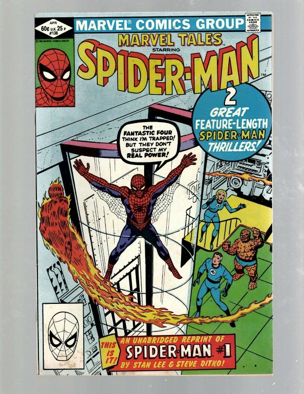 Marvel Tales # 138 NM- Comic Book Spider-Man # 1 Reprint Fantastic Four SB5