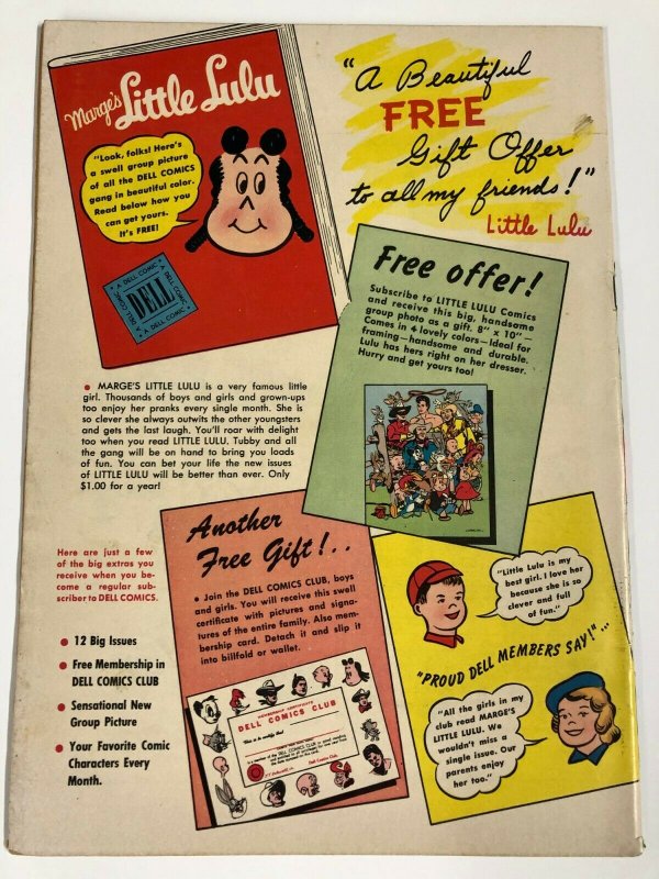 LITTLE LULU 45 FINE March 1952 No Girls Allowed gets its due