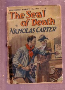 NEW MAGNET LIBRARY-#1053-DIME NOVEL-NICHOLAS CARTER FR