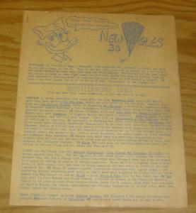 Newfangles #35 FN may 1970 fanzine - gary arlington's personal copy