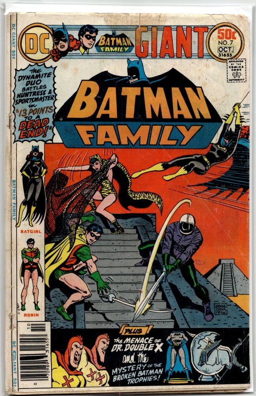 The Batman Family #7 (1976) Batgirl and Robin