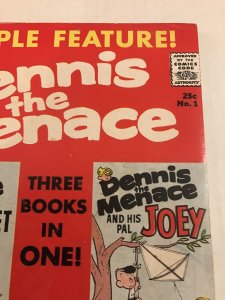 Dennis the Menace Triple Feature #1 : Fawcett 1961 Fn+; Mr. Wilson, Margaret