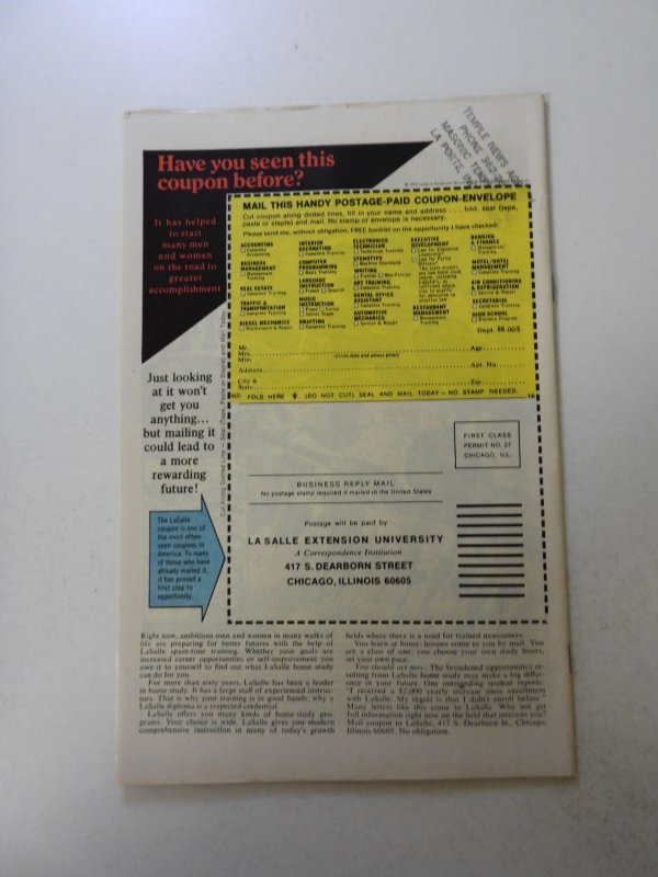 Adventure Into Fear #29 (1975) FN/VF condition stamp back cover