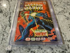 Marvel Super Heroes # 13 CGC Graded 6.0 Marvel Comic Book Captain Marvel JH28