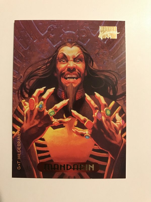 Mandarin #71 card : 1994 Marvel Masterpieces, NM; Hilderbrandt art