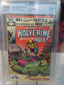 What If? #31 - CBCS 9.6 - What If...Wolverine Had Killed The Hulk?