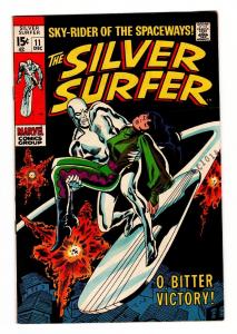 SILVER SURFER #11 comic book MARVEL COMICS 1969-JOHN BUSCEMA VF