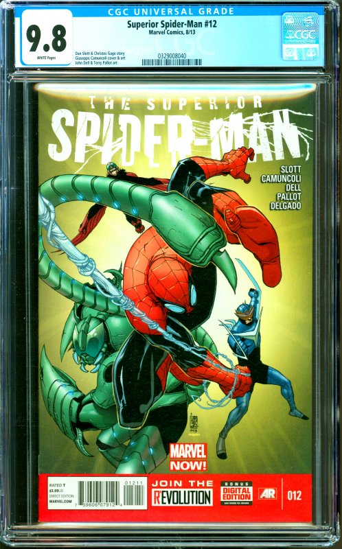 Surperior Spider-Man #12 CGC Graded 9.8