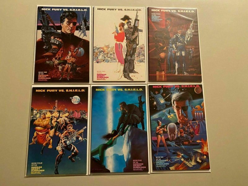 Nick Fury vs. SHIELD set #1-6 6.0 FN (1988)