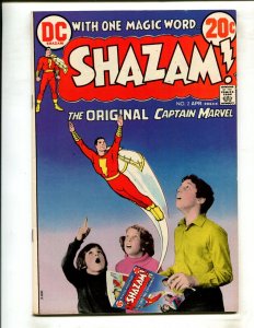 SHAZAM #2 (7.0) THE ASTONISHING ARCH ENEMY!! 1973