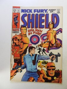 Nick Fury, Agent of SHIELD #12 (1969) FN+ condition