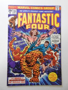 Fantastic Four #153 (1974) VF- Condition! MVS intact!