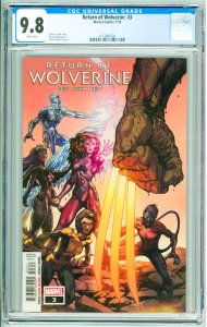Return of Wolverine #3 (2019) CGC 9.8!