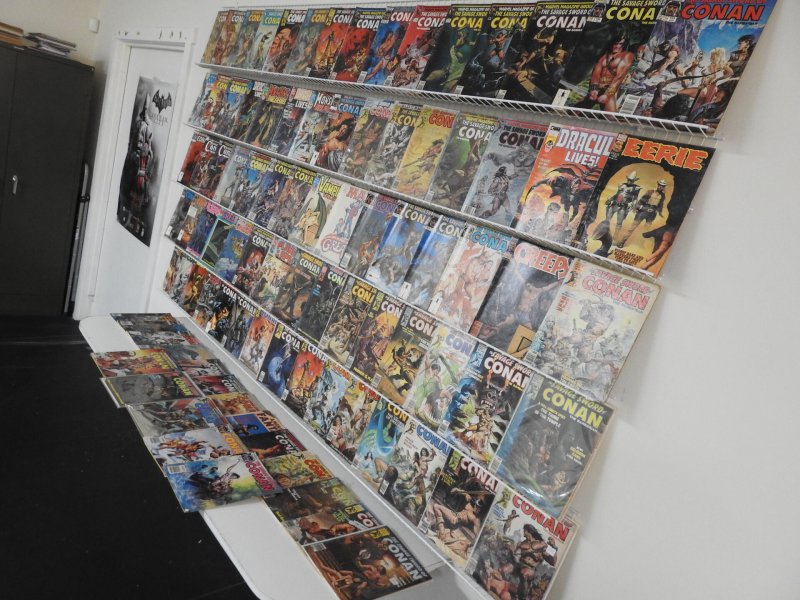 Huge Lot of 90+ Magazines W/ Conan, Eerie, Creepy! Avg.  VG Con.