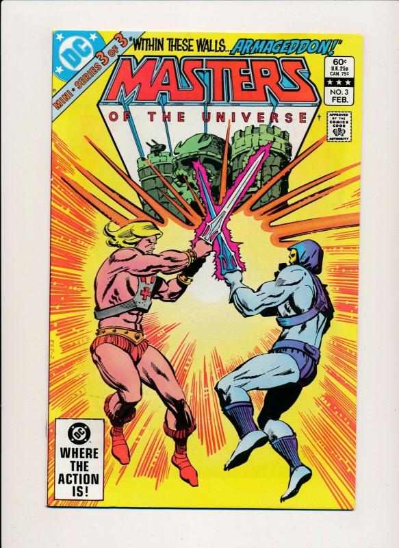 DC (2 comics) MASTERS OF THE UNIVERSE Vol 1 #2 & #3 1983 VF (PF375) 