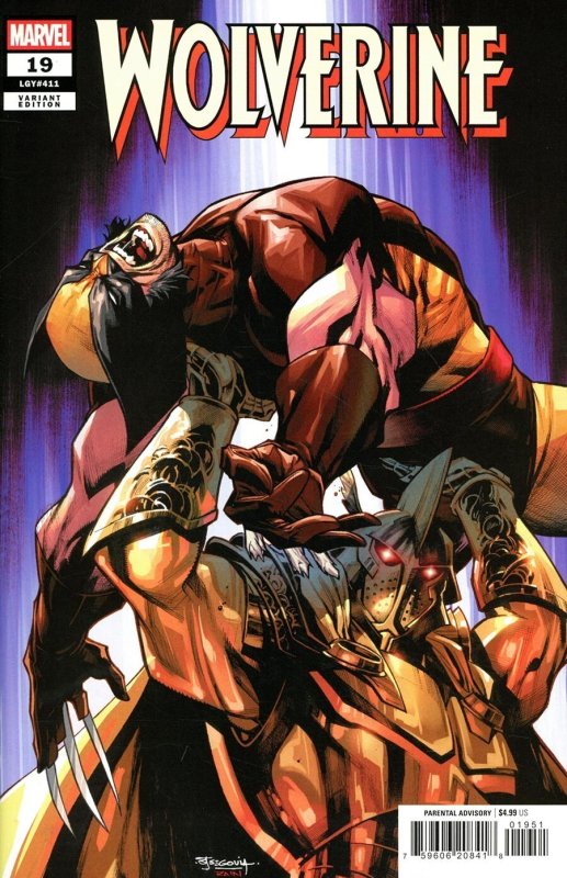 Wolverine #19 2026 Stephen Segovia Cover E Marvel Comics EB264