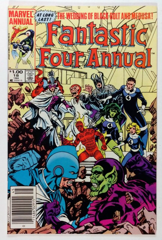 Fantastic Four Annual #18 Newsstand (1984)