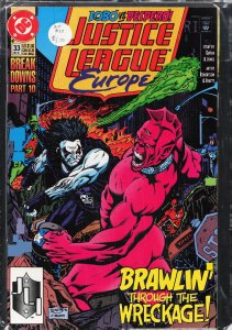 Justice League Europe #33 (1991) Sonic the Hedgehog