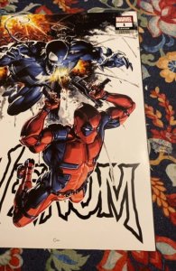 Venom #1 Crain Cover A (2018) brain deadpool cover nm