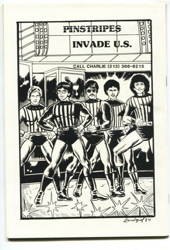 NEW YORK CITY OUTLAWS #1 1985 - Signed by KEN LANDGRAF-comic book.
