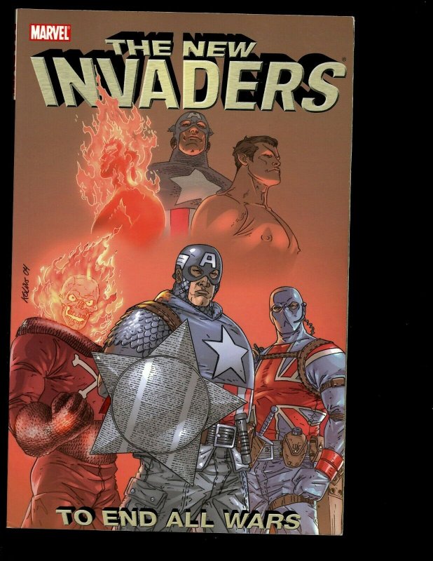 The New Invaders: To End All Wars Marvel Comic Book TPB Graphic Novel J401 