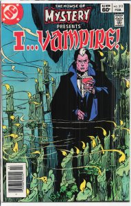 House of Mystery #313 (1983) I... Vampire!