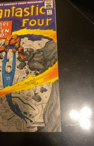 Fantastic Four #47 (1966)beware the hidden one 3rd inhumans 1st maximus