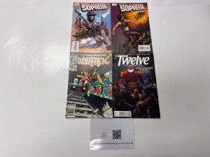 4 MARVEL comic books Squadron Supreme #1 5 Wolfpack #2 Twelve #1 61 KM11