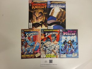 5 Comics #2 Son of Vulcan #22 78 Superman #2 Shining Knight #2 Guardian 91 TJ31
