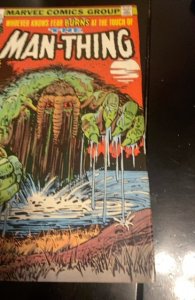 Man-Thing #1 (1979)who ever burns at the touch of