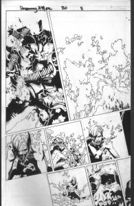 Uncanny X-Men #30 Pages 11 & 12- Original Comic Book Art 2013-Bachalo-Al Vey-FN