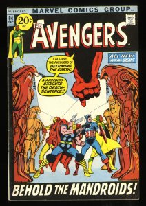 Avengers #94 FN 6.0 Neal Adams!