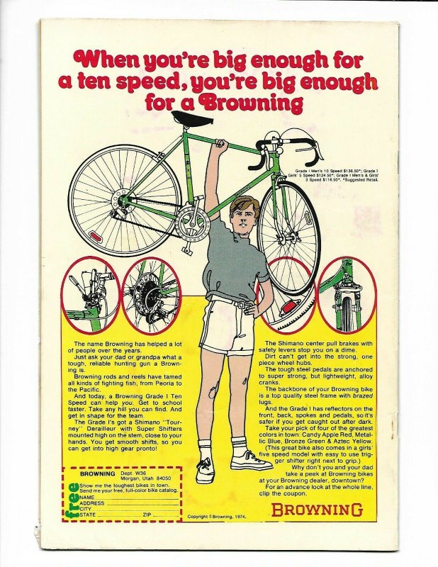 Weird Worlds #10 DC 1974 VG 4.0 Ironwolf. Mike Kaluta cover. 