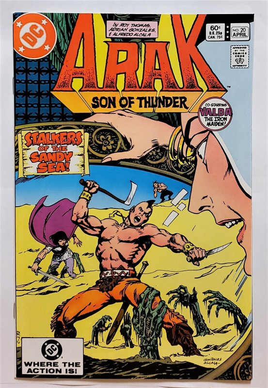 Arak Son of Thunder #20 (April 1983, DC) 8.5 VF+