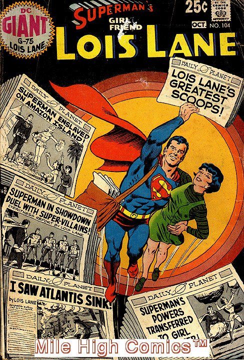 LOIS LANE (1958 Series)  (SUPERMAN'S GIRL FRIEND) (DC) #104 Good Comics