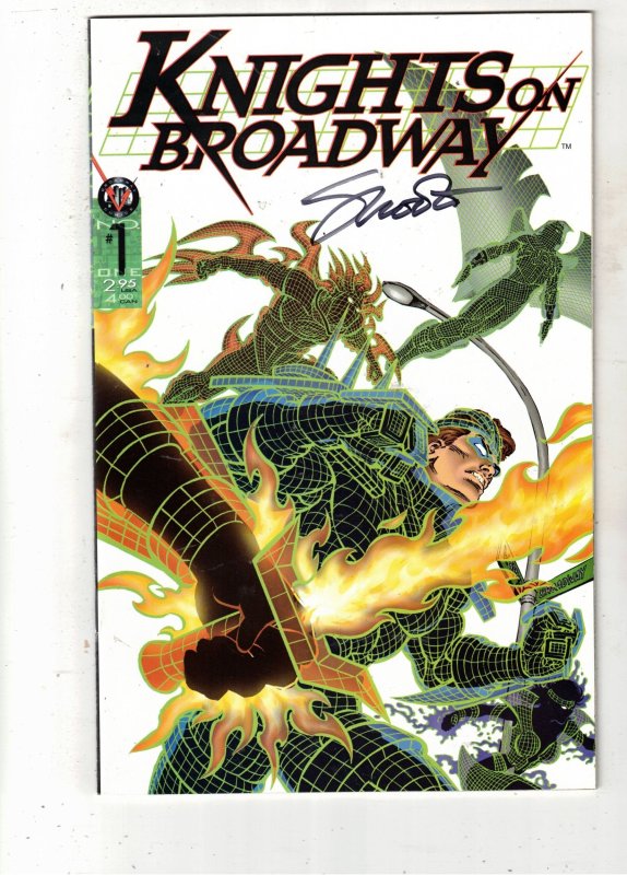 Knights on Broadway #1 1996 NM+ Signed Certified Jim Shooter 50% OFF 1st Iss Key