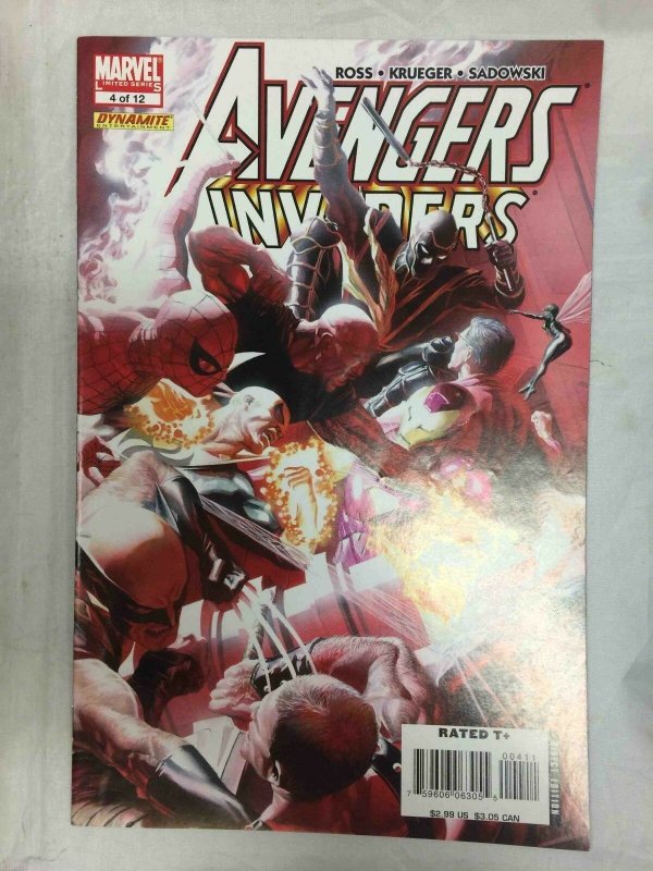 Avengers Invaders #4 Comic Book Marvel Dynamite 2009  