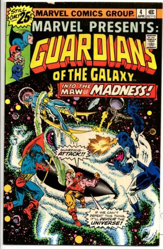 MARVEL PRESENTS #4, FN, Guardians of the Galaxy, 1975 1976, more Bronze in store