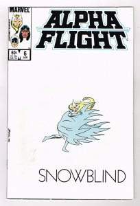 Alpha Flight #6 (1984) Snowblind Marvel Comics       REF:01