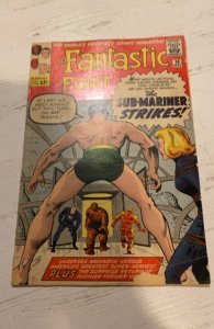 Fantastic Four #14  (1963) Namor is back/Ben Grimm see description.